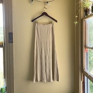 Free people long sparkly skirt